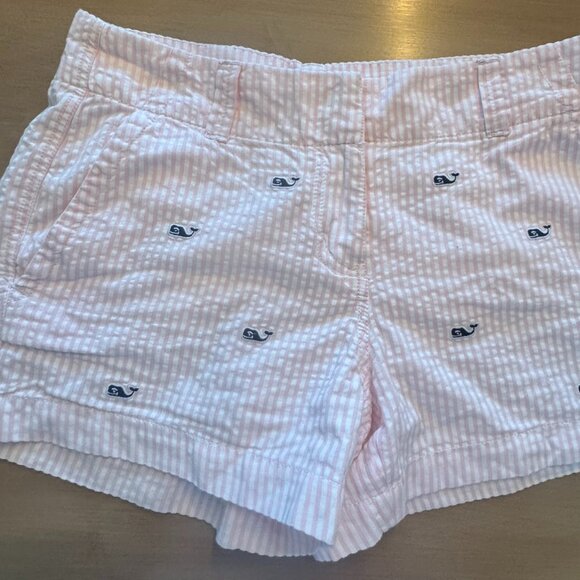 Vineyard Vines Harbor Seersucker Shorts - Picture 1 of 4